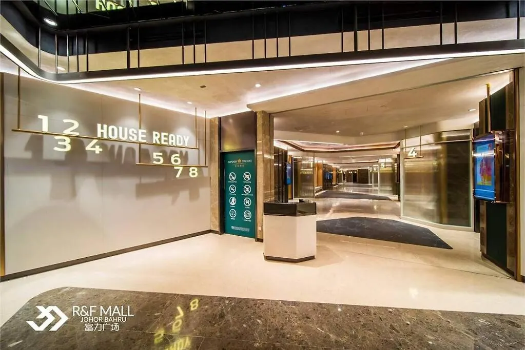 Apartment Luxury Penthouse R&F Princess Cove City View Condo Johor Bahru